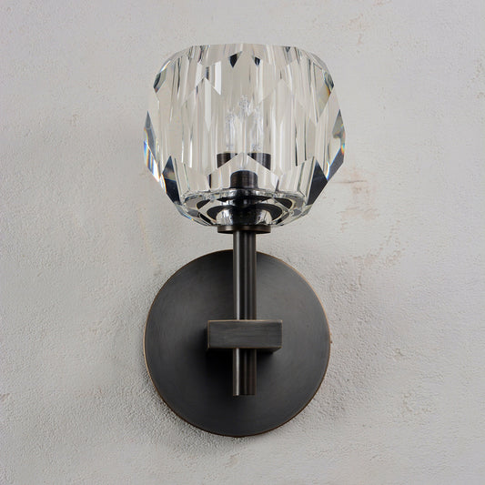 Balle Be Crystal Sconce Bronze