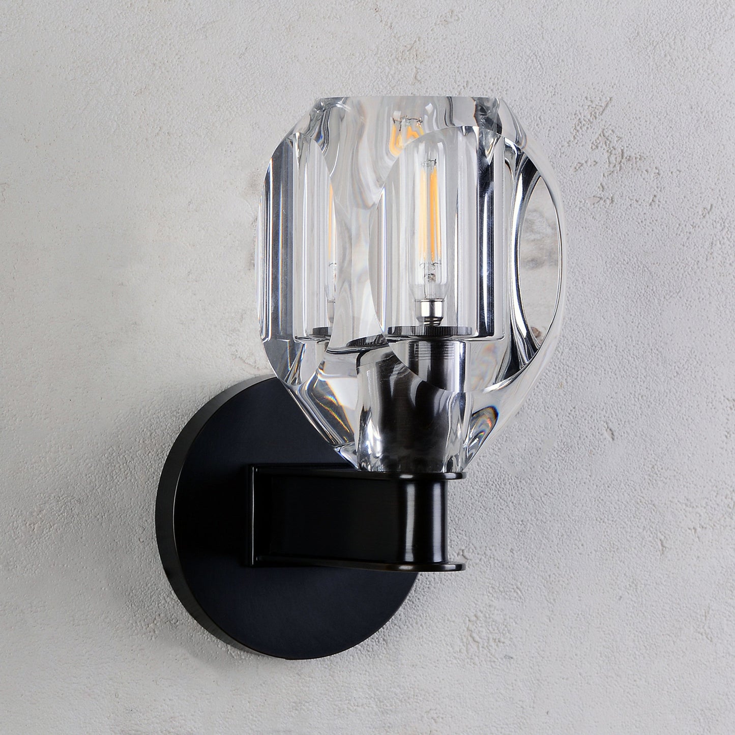 Charles Crystal Wall Sconce Bronze