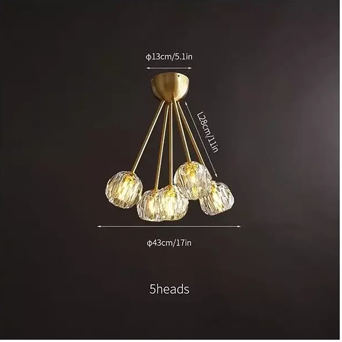 Parisian Round Flushmount 5"