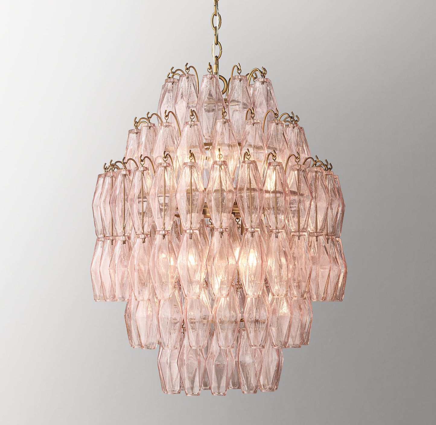 Natalia Tall Pendant - Pink