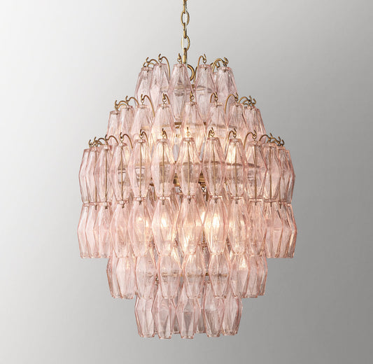 Natalia Tall Pendant - Pink