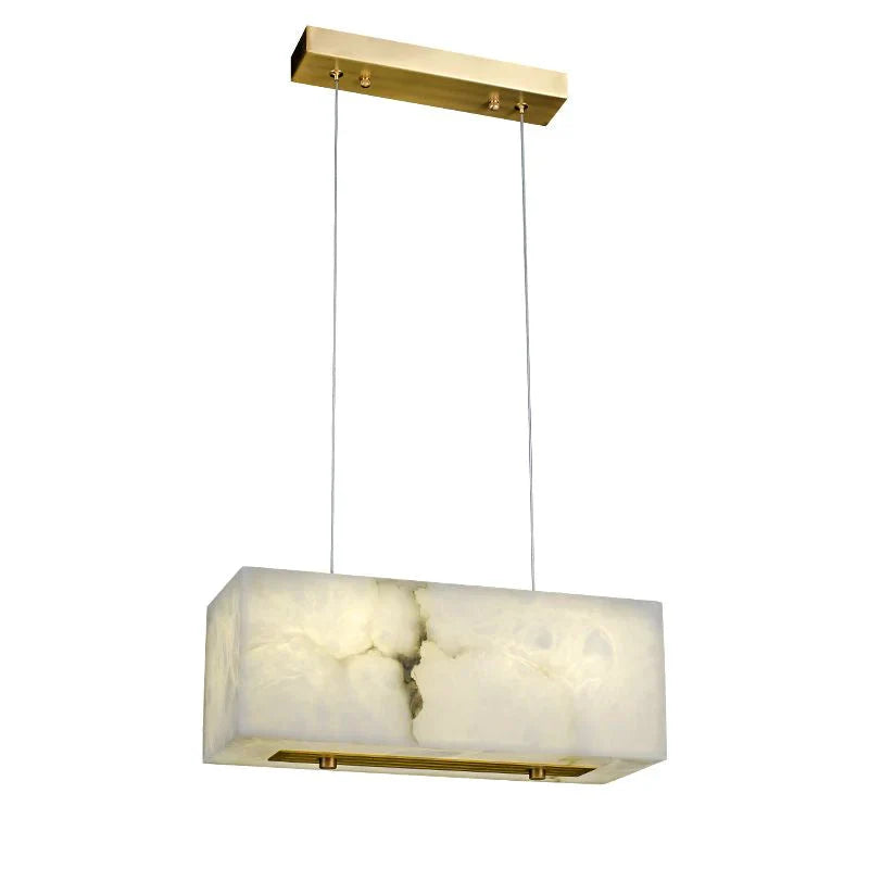 Vera Marble Rectangle Chandelier
