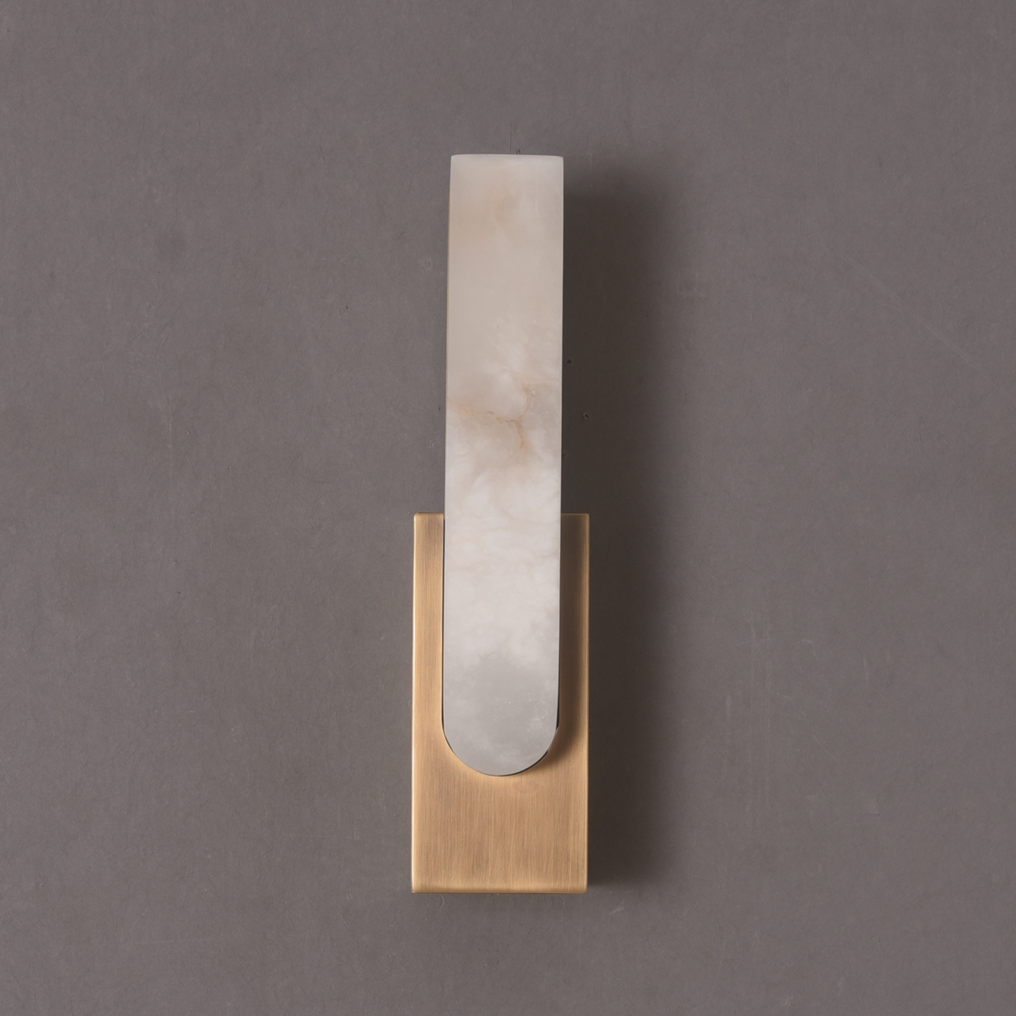 Nimbus Alabaster Brass Wall Sconce