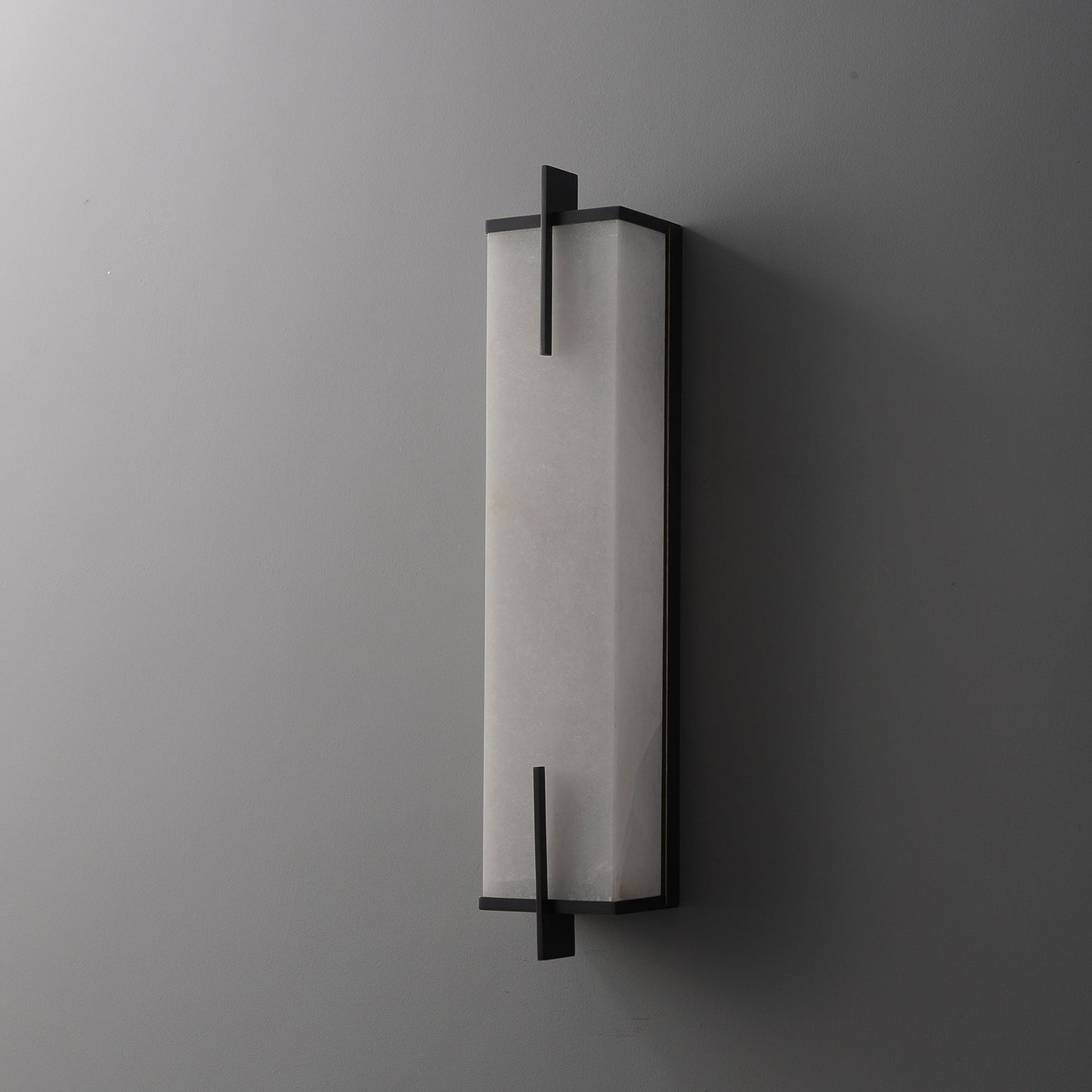 Rectangular Alabaster Wall Sconce 2 Lights