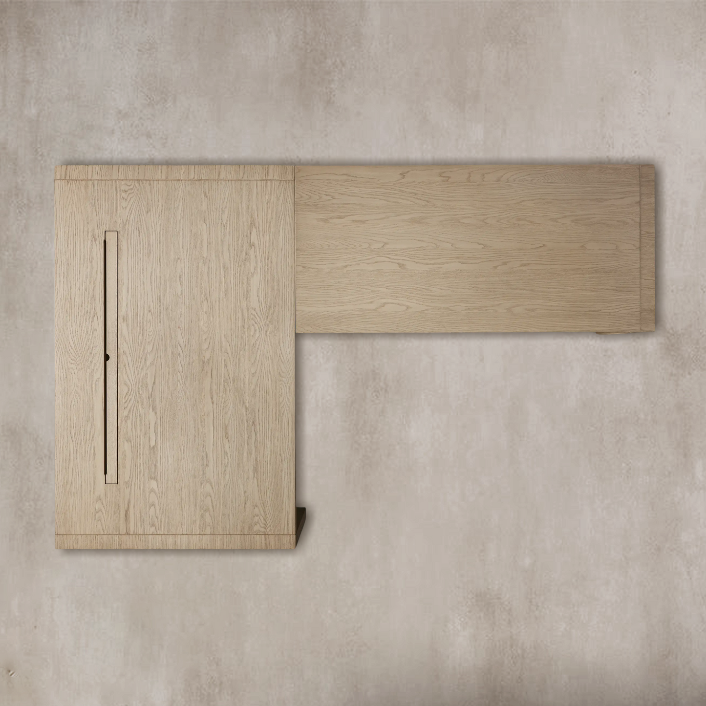 Ludwig Modular Desk with Return Desk