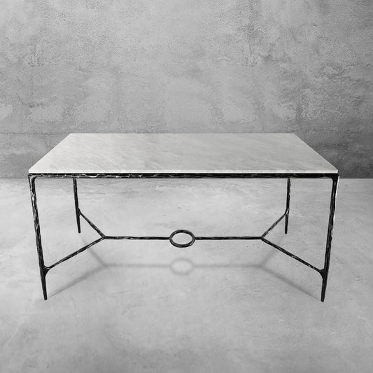 Thaddeus Rectangle Marble Desk
