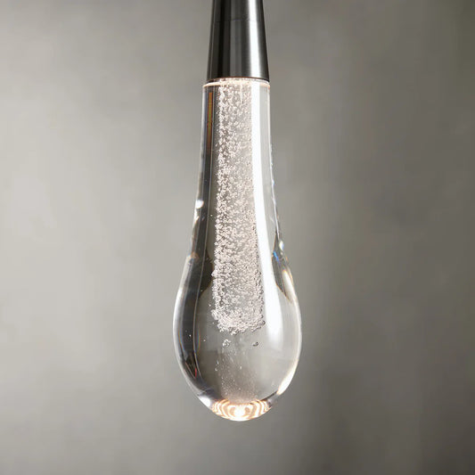 Rain Glass Soltaire Pendant
