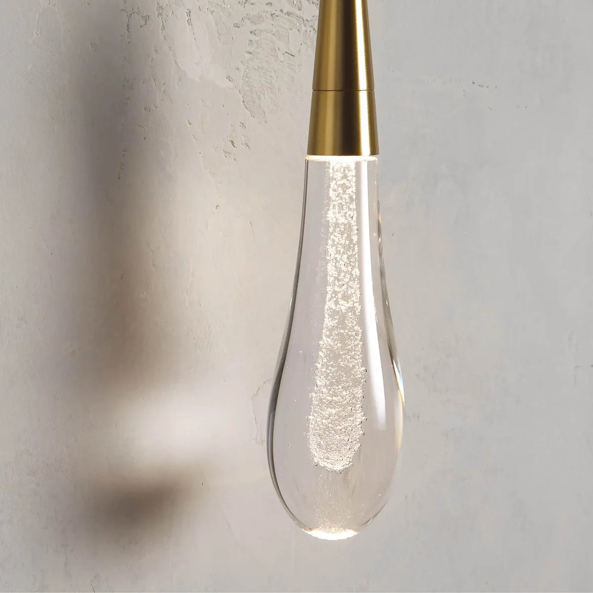Rain Glass Soltaire Wall Sconce
