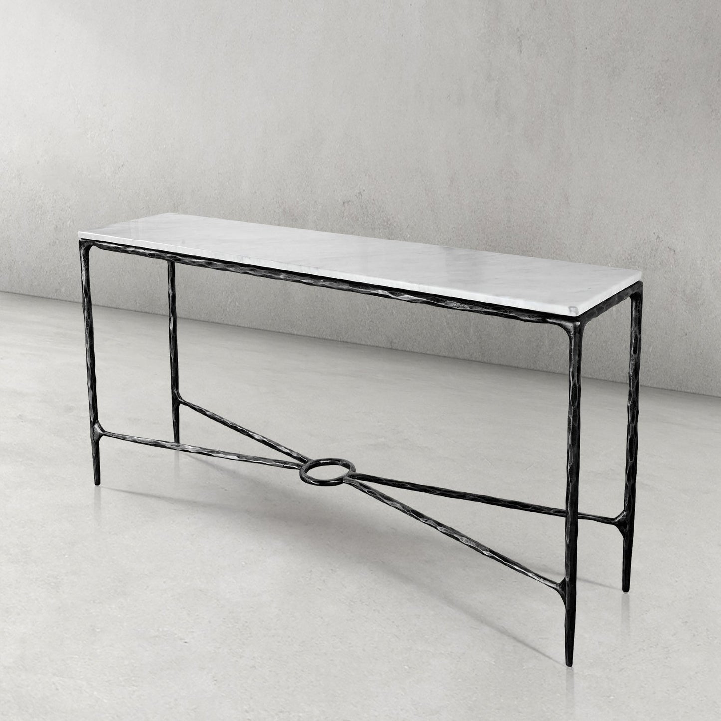 Thaddeus Rectangle Marble Console Table 60" 72"