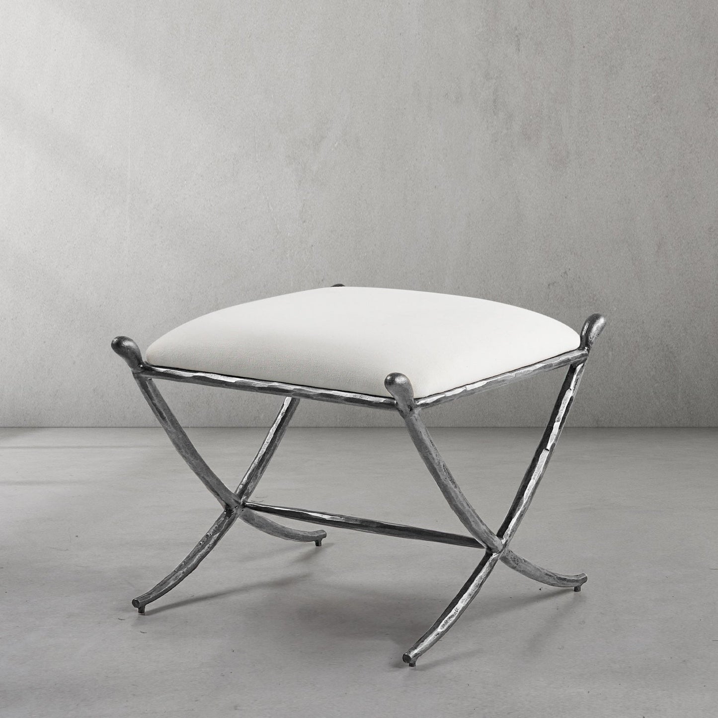 Thaddeus Horn Fabric Base Stool