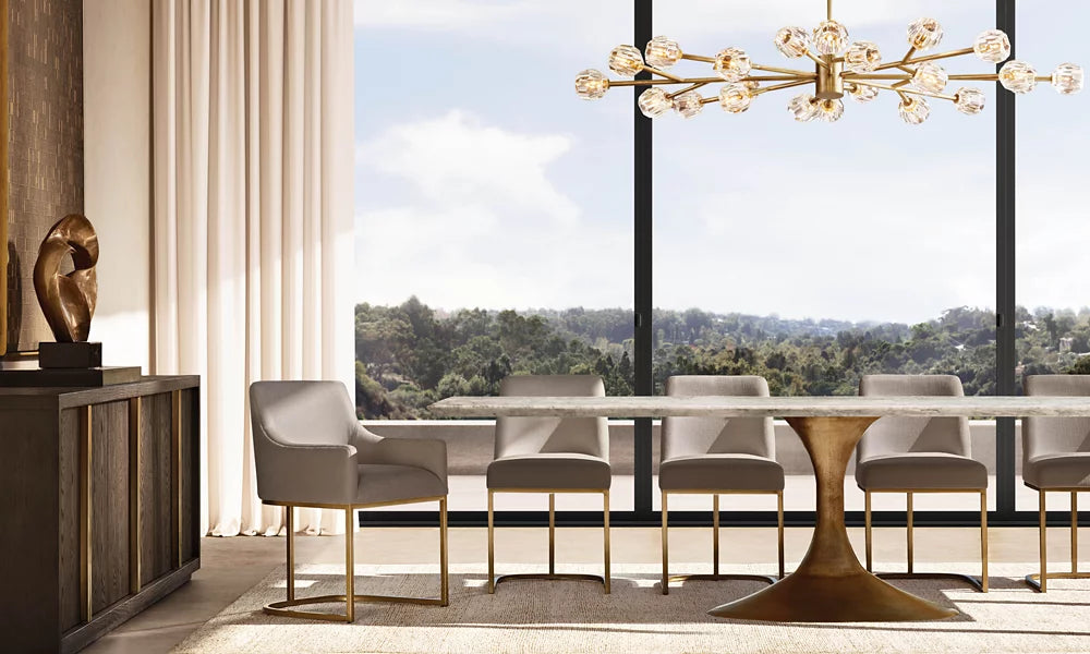 Boule De Cristal Smoke Glass Round Chandelier 72"