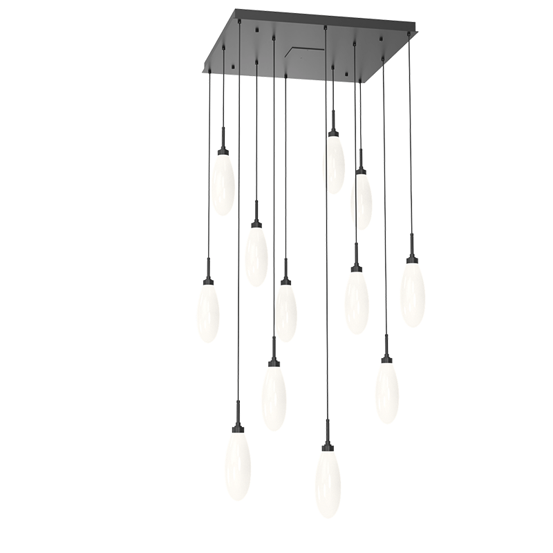 Art Glass Fiori Square Chandelier