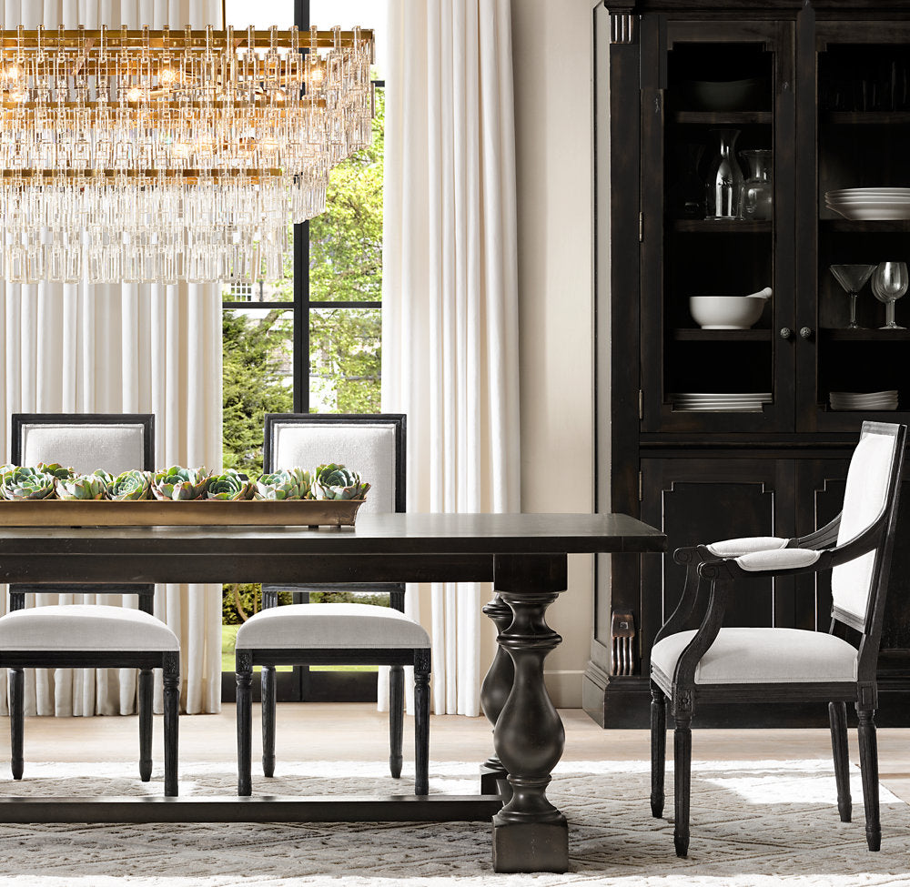 MARIGNAN TIERED RECTANGULAR CHANDELIER 72"