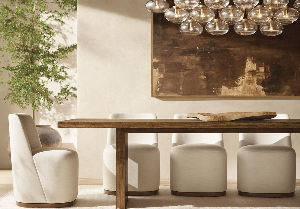 CABRETTE CLEAR GLASS LINEAR CHANDELIER 72"