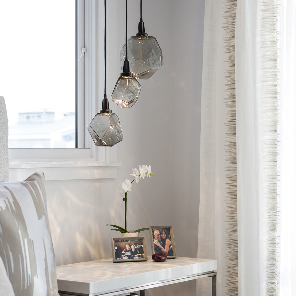 Art Twisted Round Chandelier