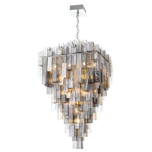 Altesa Square Glass Chandelier 46-Light