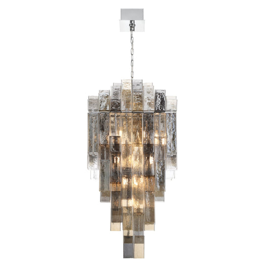 Altesa Square Glass Chandelier 20-Light