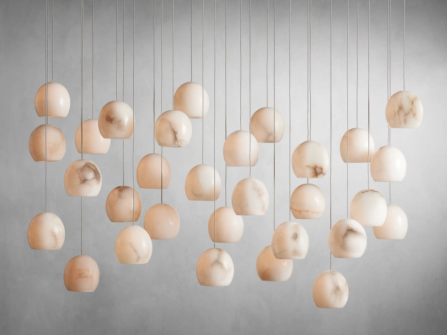 Alabaster Maeva Rectangular Chandelier