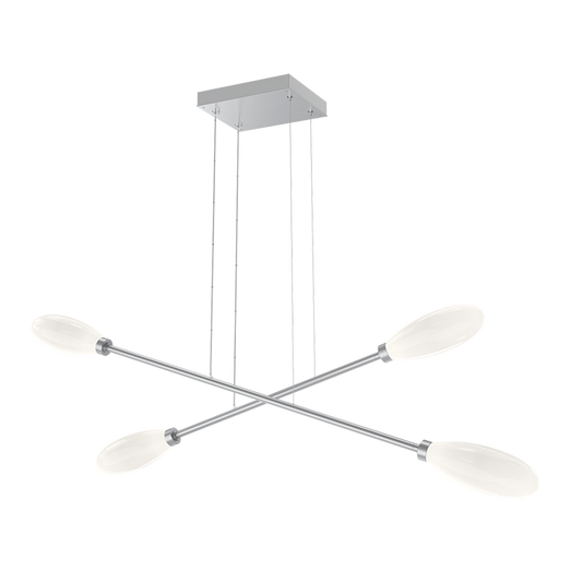 Art Glass Fiori Multi-piece Linear Chandelier