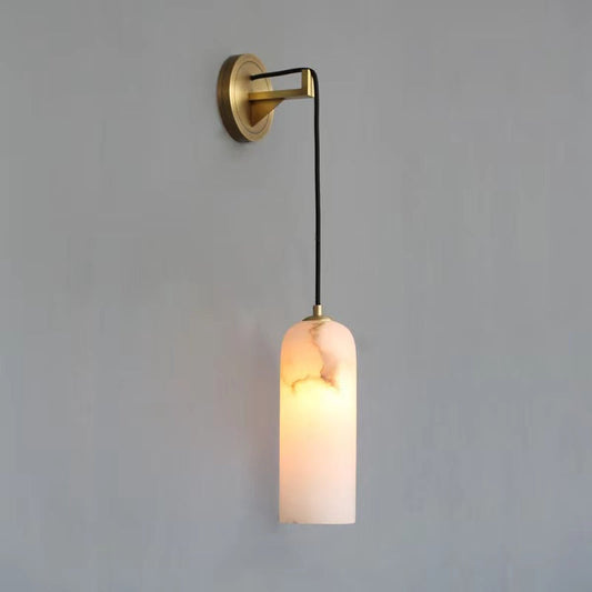 Petra Modern Alabaster Wall Sconce