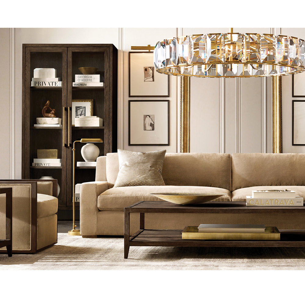 HARLOW CRYSTAL ROUND CHANDELIER 60"