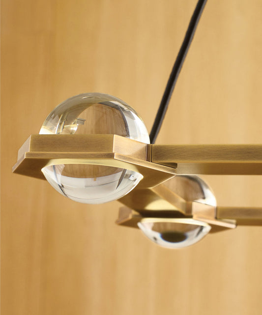 ÉCLATANT RECTANGULAR CHANDELIER 72"