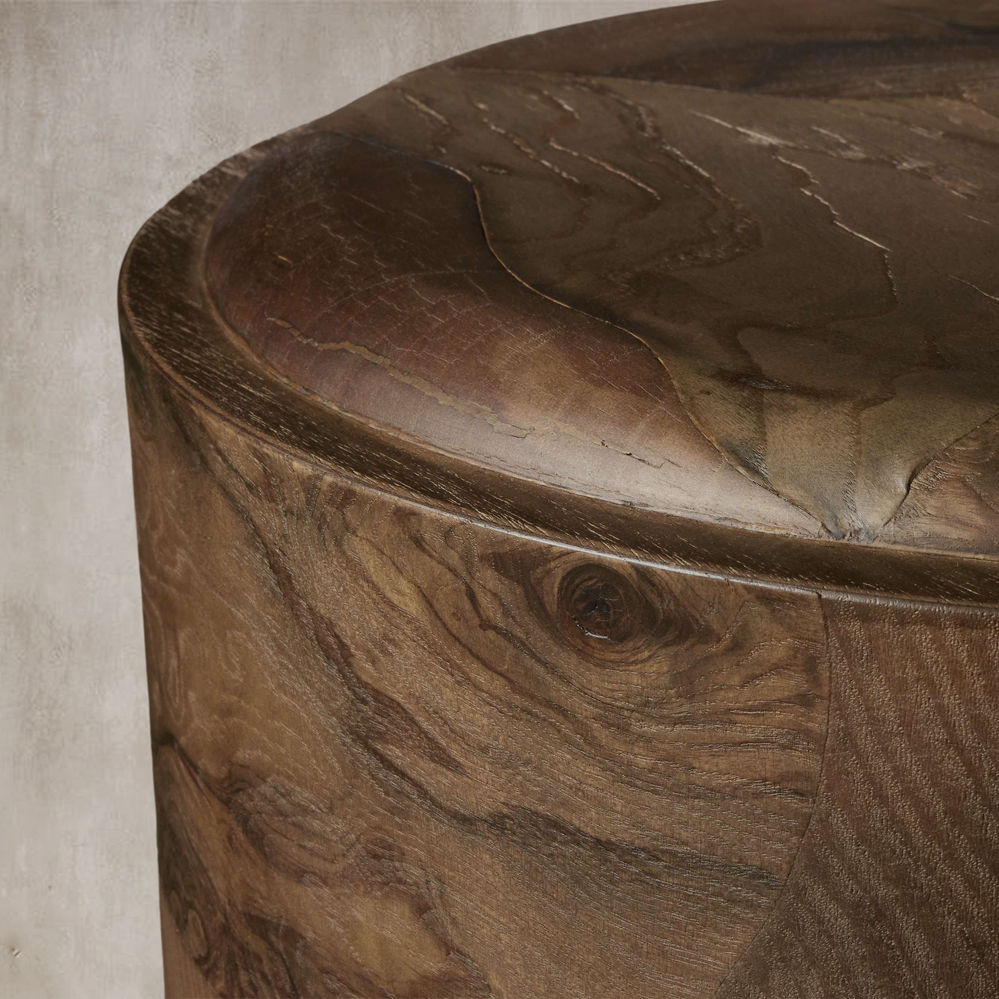 Tango Round Plinth End Table