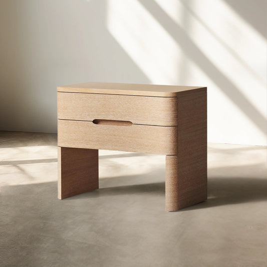 The Rivington Large 2-Drawer Nightstand