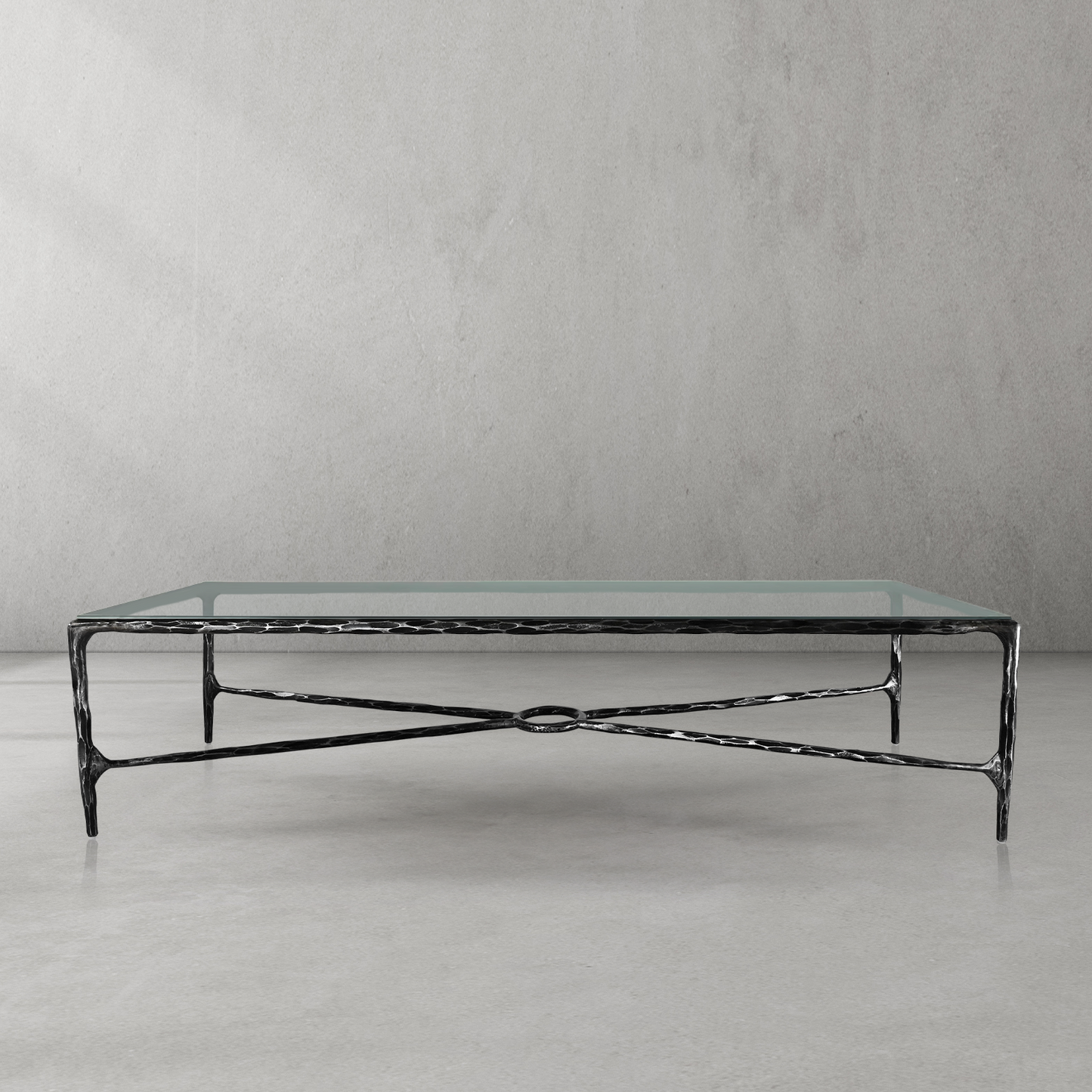 Thaddeus Rectangle Glass Coffee Table