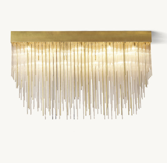 CASCADA RECTANGULAR CHANDELIER 54"