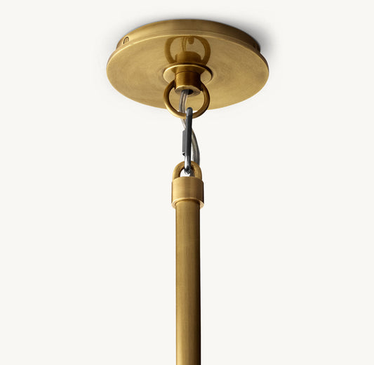 BOULE DE CRISTAL CLEAR GLASS OVAL CHANDELIER 72"