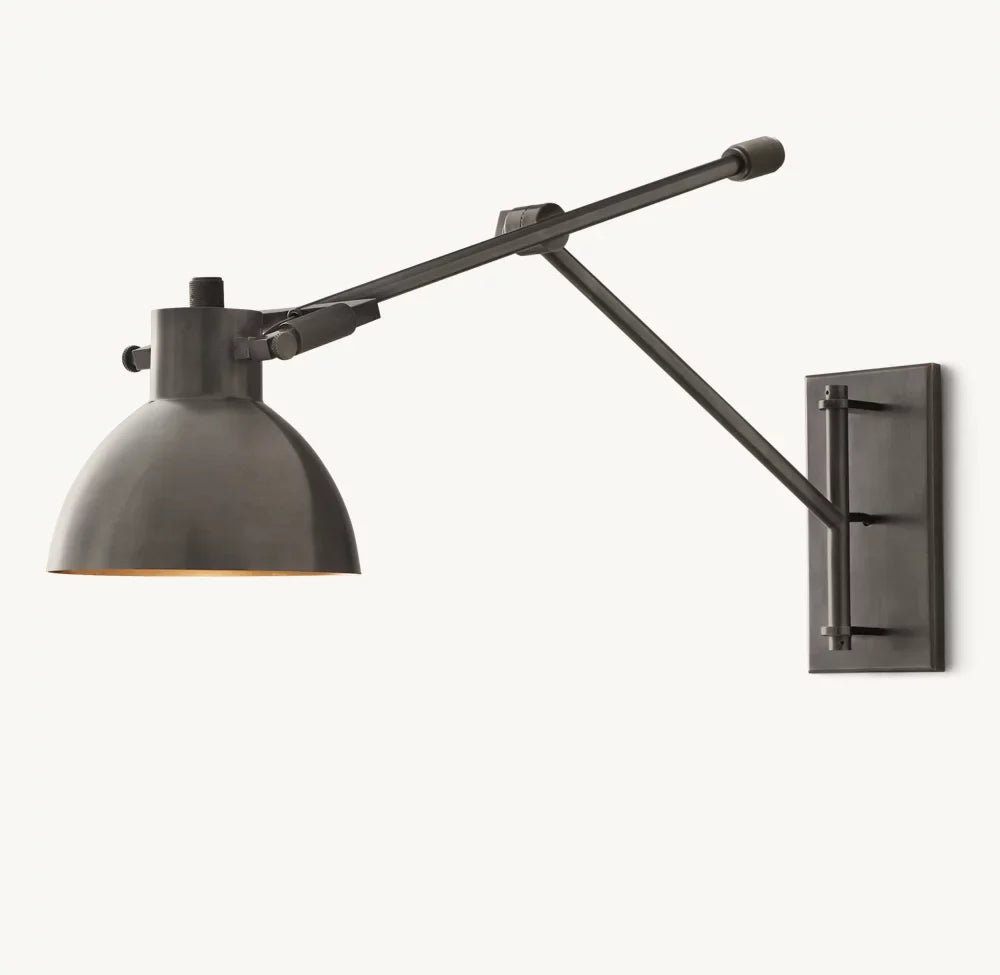 MACHINIST SWING-ARM TASK SCONCE