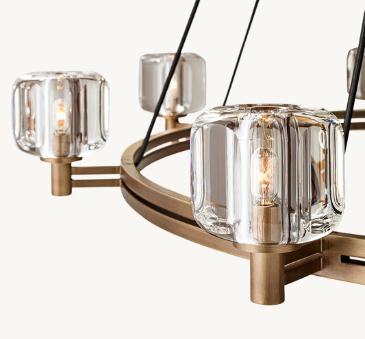 DEMARET ROUND CHANDELIER 60"