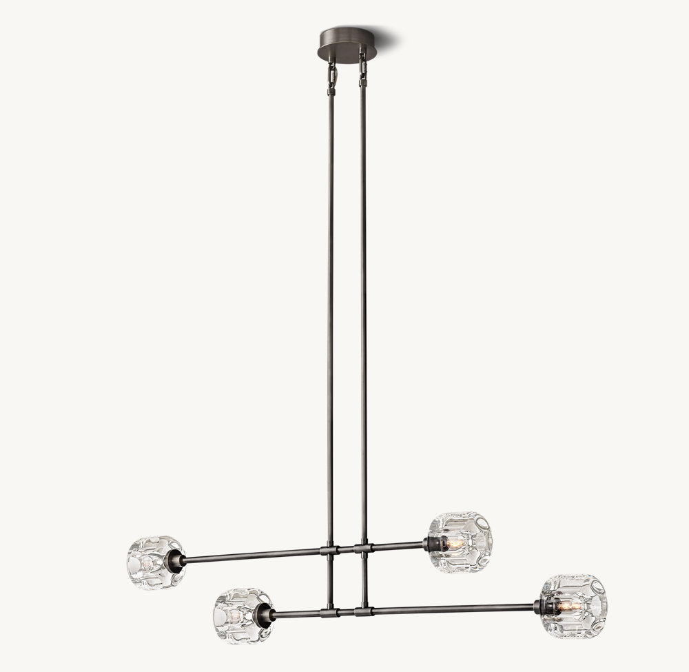 DEMARET MOBILE LINEAR CHANDELIER 54"