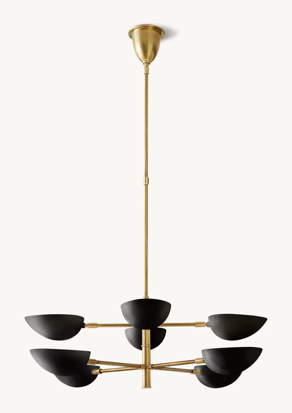 GRAPHIC CHANDELIER 38"