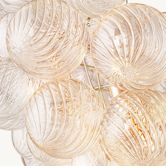 Talia Glass Ball Chandelier 24"