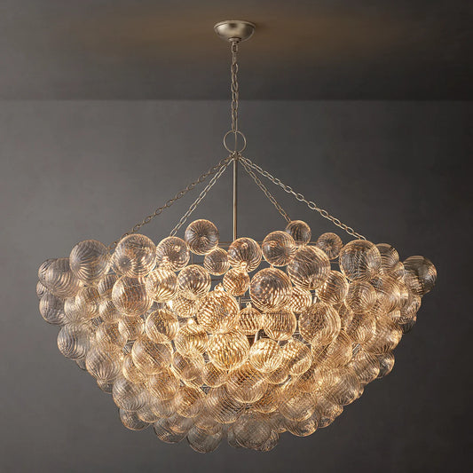 Talia Glass Ball Chandelier 56"