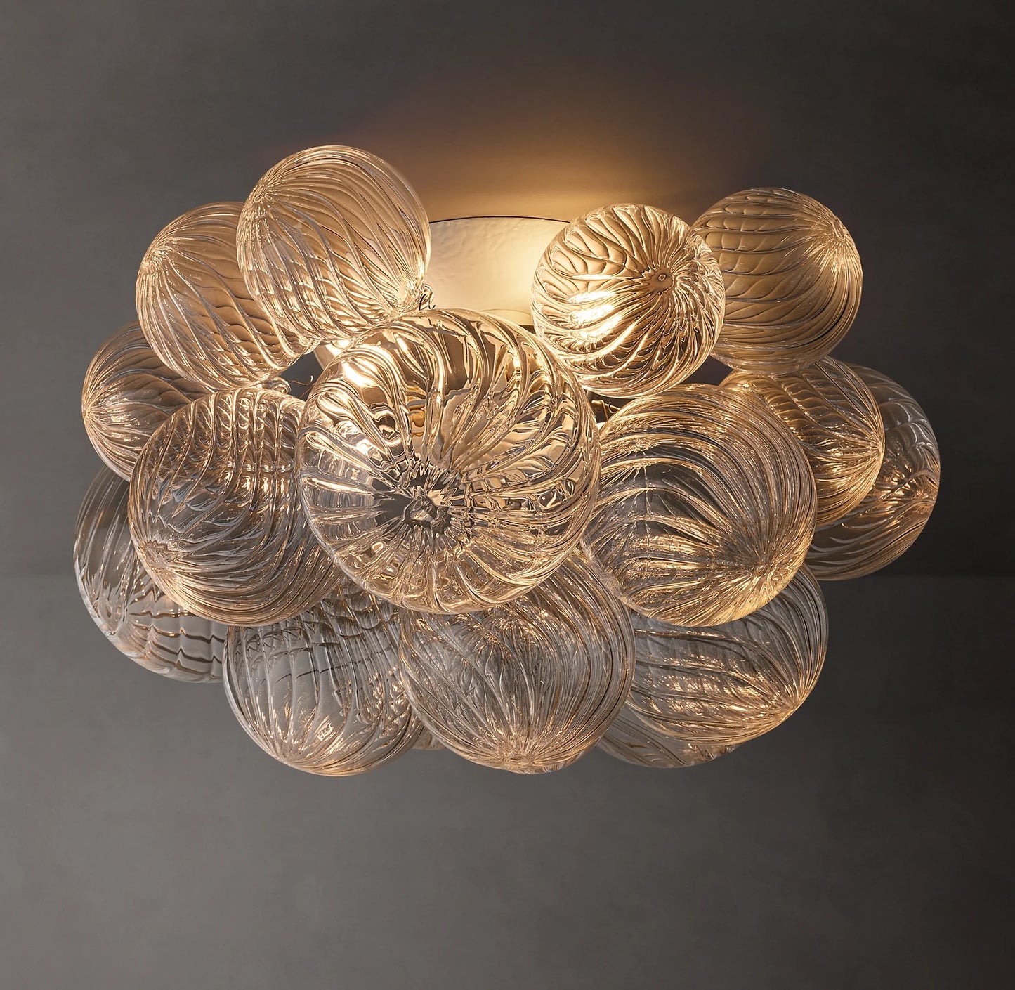 Talia Glass Ball Flushmount 20"