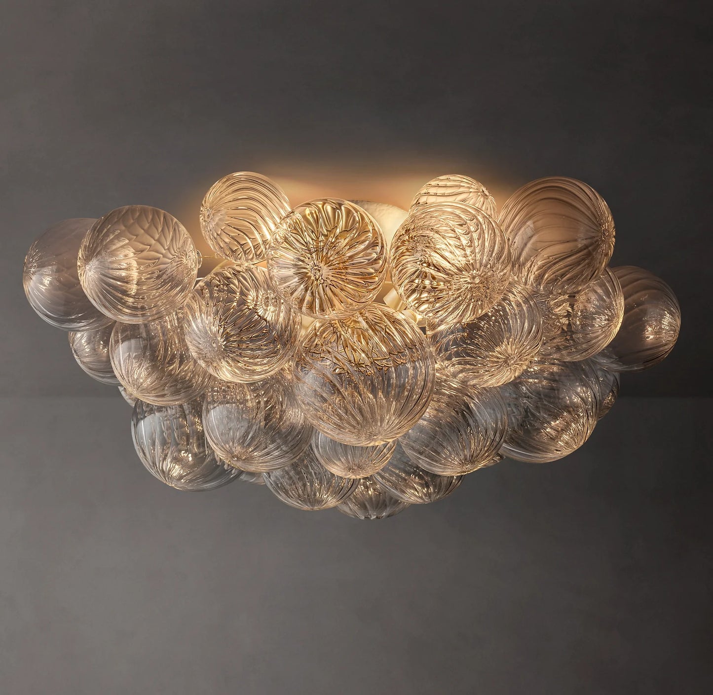 Talia Glass Ball Flushmount 25"