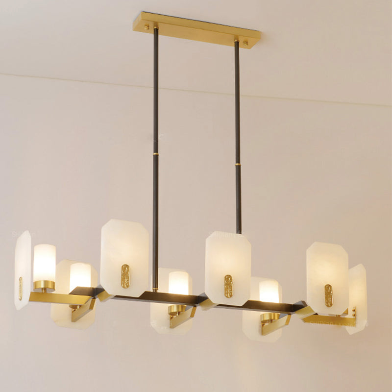 Liby Marble Round Chandelier