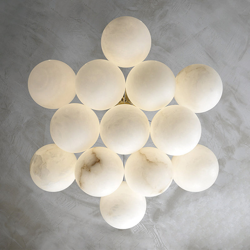 Marble Ball Chandelier