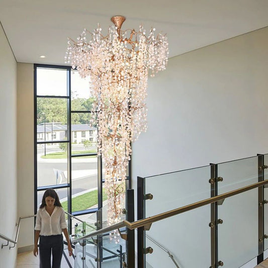 Spring Branch Chandelier For Foyer