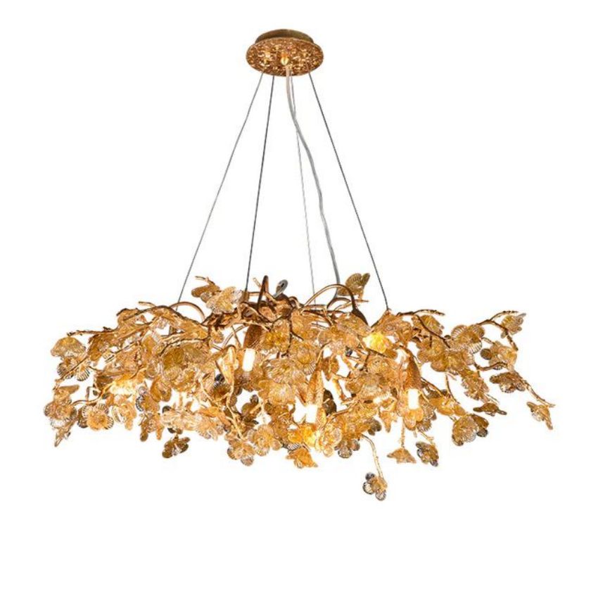 Leaf Round Chandelier