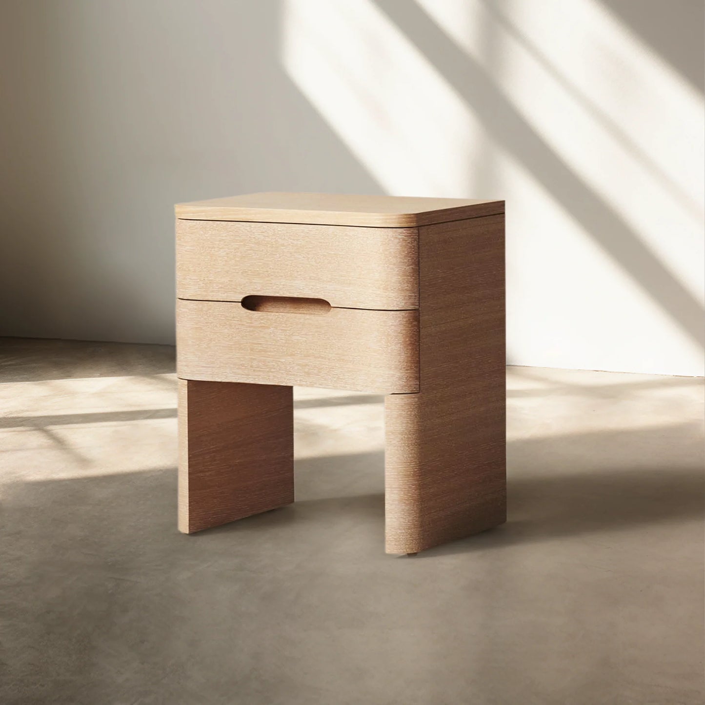 The Rivington Petite 2-Drawer Nightstand