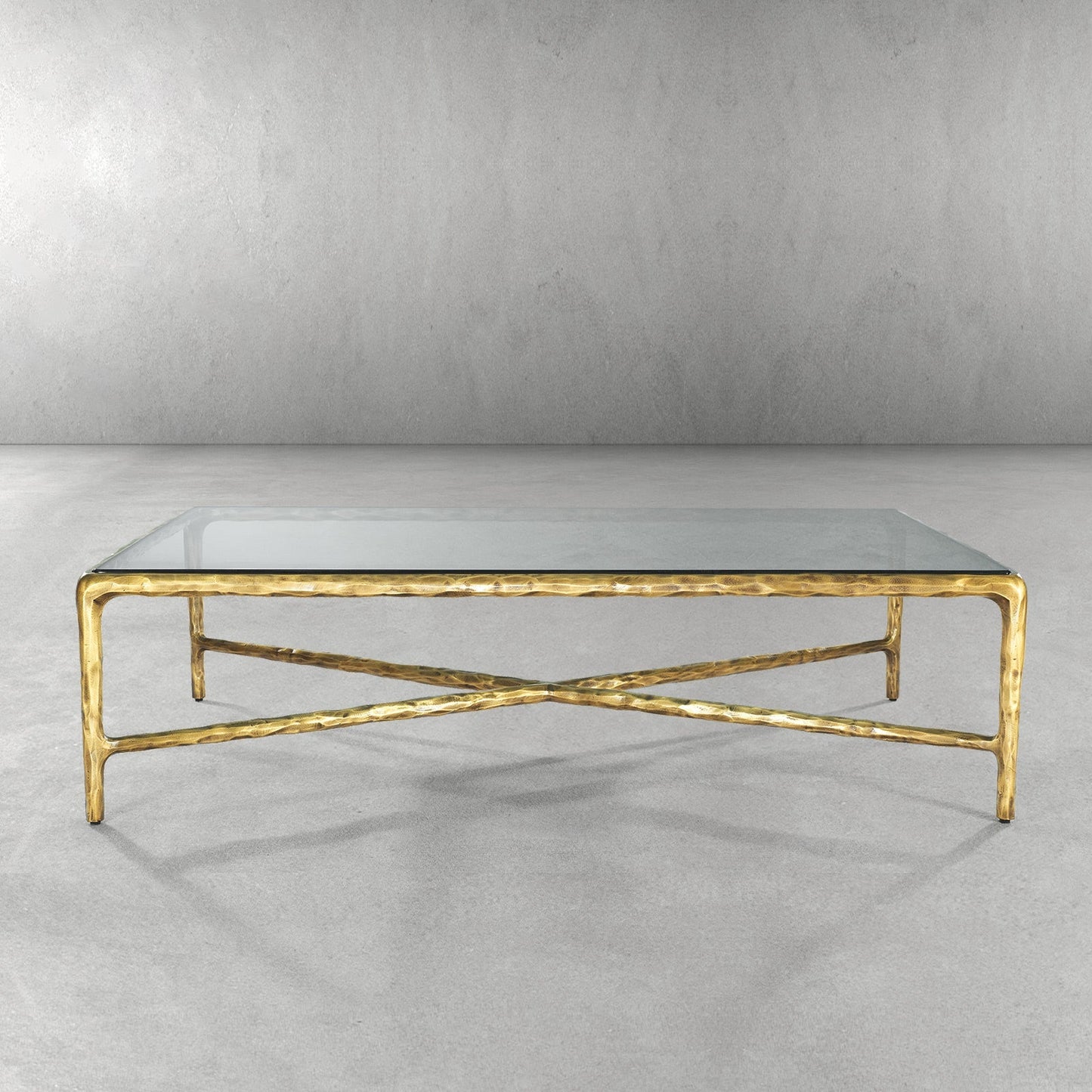 Thaddeus Square Glass Coffee Table
