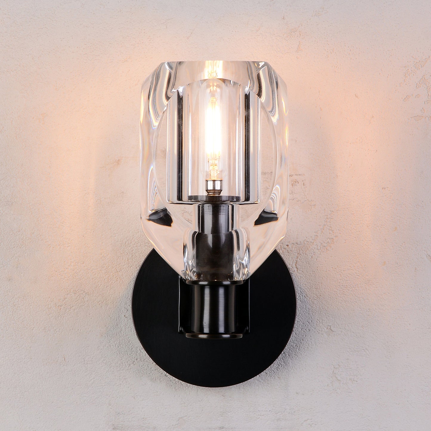 Charles Crystal Wall Sconce Bronze