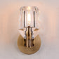 Charles Crystal Wall Sconce Brass