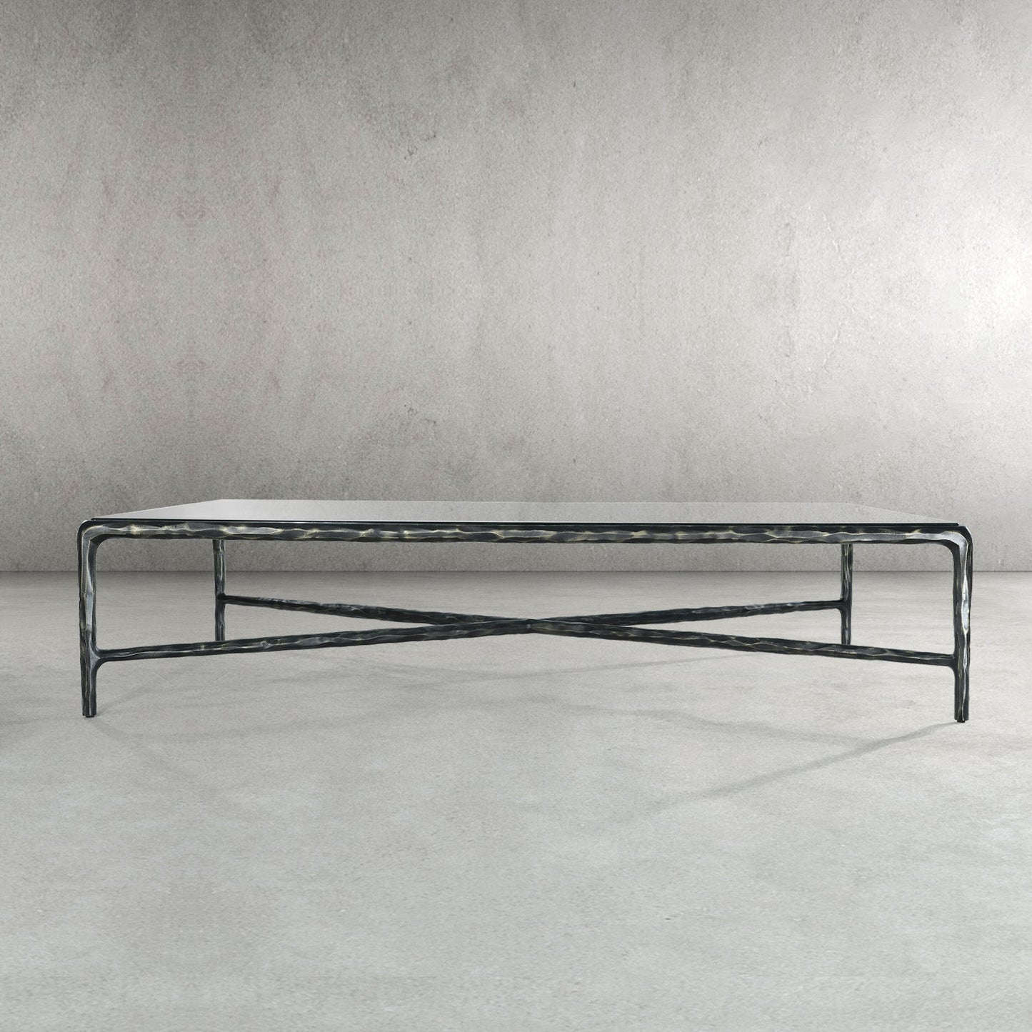 Thaddeus Square Glass Coffee Table