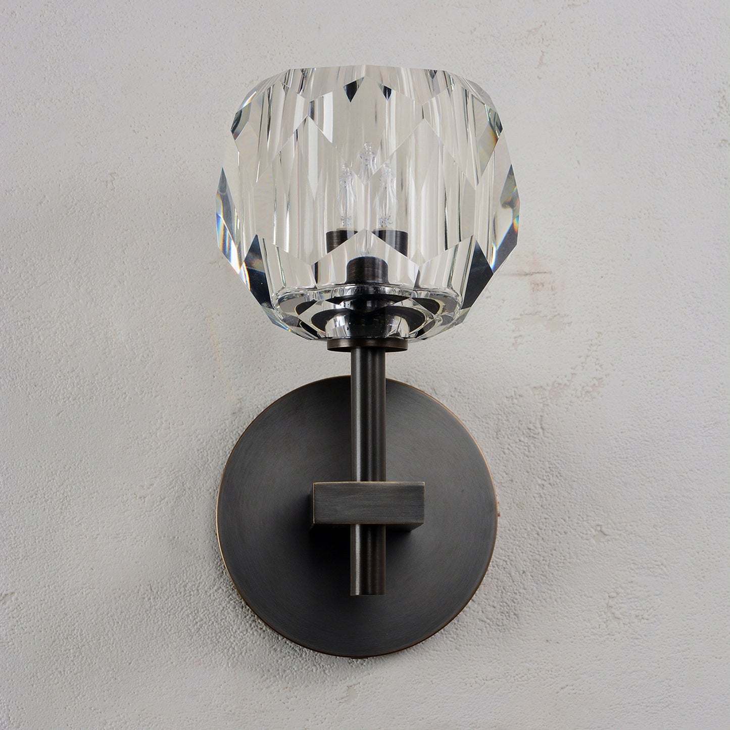 Balle Be Crystal Sconce Bronze
