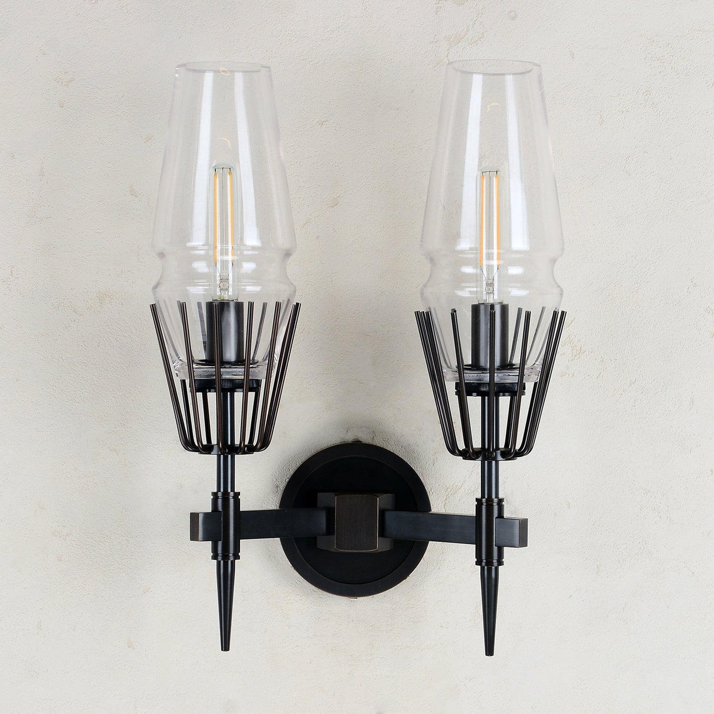 Caldwell Double Sconce Bronze